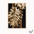 Woodecora - Quadro decorativo Costela de Adão Dourada A3, para Sala, Quarto, Cozinha com Moldura.
