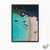 Woodecora - Quadro decorativo Barcos na Praia A3, para Sala, Quarto, Cozinha com Moldura.