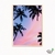 Woodecora - Quadro decorativo Palmeiras Sunset A3, para Sala, Quarto, Cozinha com Moldura.
