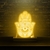 Woodecora - Luminária Acrílico Led Mão de Fátima Hamsa para decorar sala, quarto, escritório