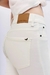 JEAN SKINNY SATIN WHITE - Helga
