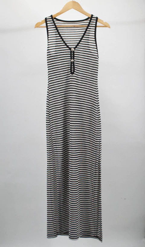 Vestido Largo Crochet V