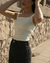 Musculosa con frunces en internet