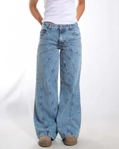 Jean Wide Leg Aspen