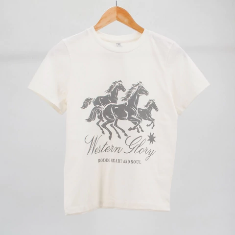 Remera Jersey Caballos.
