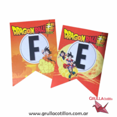 BANDERIN FELIZ CUMPLE DRAGON BALL - comprar online