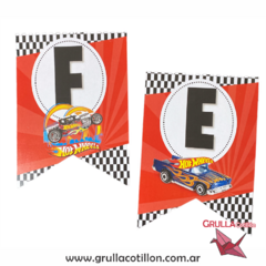 BANDERIN FELIZ CUMPLE HOT WHEELS - comprar online