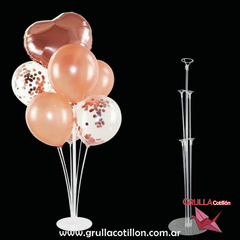 BASE PARA 7 GLOBOS CON PALITOS