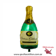 GLOBO MINI BOTELLA CHAMPAGNE 40 cm.
