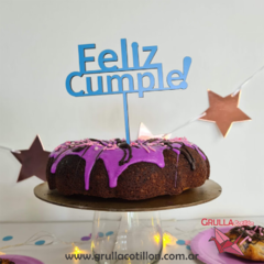CAKE TOPPER FELIZ CUMPLEAÑOS SIGNO en internet
