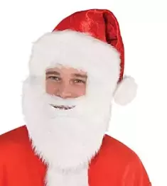 GORRO PAPA NOEL CON BARBA