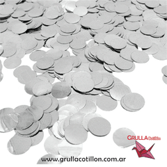 CONFETTI PLATEADO x20 gr.