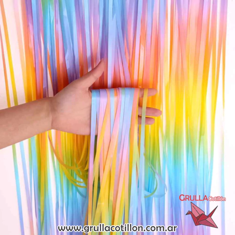 CORTINA MULTICOLOR PASTEL - comprar online