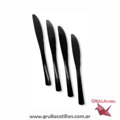 CUCHILLOS PREMIUM NEGROS x10