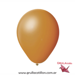 GLOBO PERLADO DORADO 12" x10