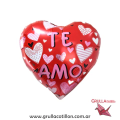 GLOBO MINI CORAZON TE AMO 25 cm.