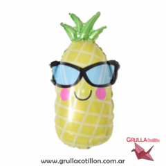 GLOBO FORMA ANANA CON LENTES 70 CM