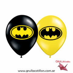 GLOBO ESTAMPADO BATMAN x5