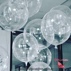 GLOBO BURBUJA 18" TRANSPARENTE