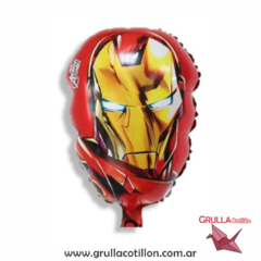 GLOBO CABEZA IRON MAN 18"