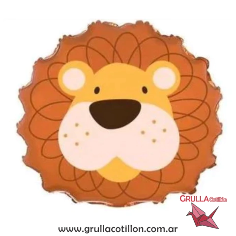 GLOBO CABEZA LEON MEDIANO 50 cm.