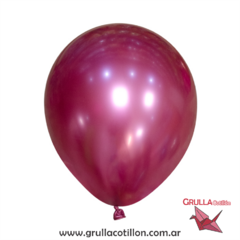 GLOBO CROMADO FUCSIA 12" x10 - comprar online