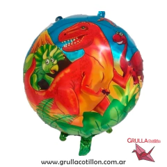 GLOBO DINOSAURIOS ANIMADOS 18"