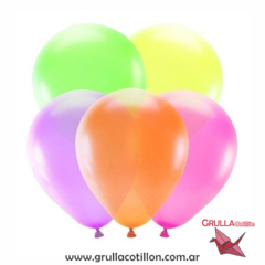 GLOBO FLUO SURTIDO x10 unidades