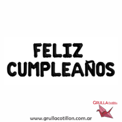 GLOBO SET FELIZ CUMPLEAÑOS 16" NEGRO