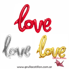 GLOBO FRASE LOVE 50 cm (Elegir color)
