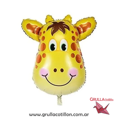 GLOBO ANIMALITO JIRAFA 40 CM