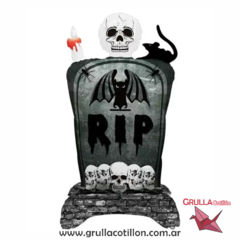 GLOBO SUPER HALLOWEEN LAPIDA 1.20 metros