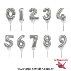 GLOBO MINI NUMERO 15 cm. - comprar online