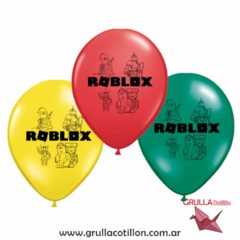 GLOBO ESTAMPADO ROBLOX x5