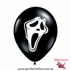 GLOBO ESTAMPADO SCREAM x5