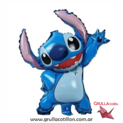 GLOBO FORMA STITCH AZUL 60 cm