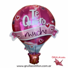 GLOBO FORMA GLOBO AEROSTATICO TE QUIERO MUCHO 55 cm - comprar online