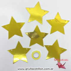 GUIRNALDA ESTRELLAS DORADAS