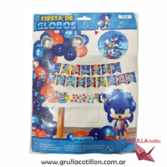 KIT DECORACION - SONIC (44 articulos)