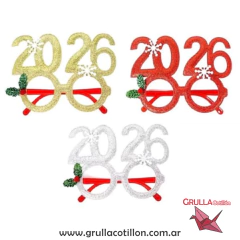 LENTES GLITTER 2026 (Elegir color) en internet