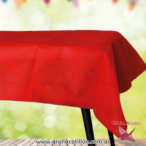 MANTEL FISELINA ROJO
