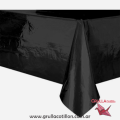 MANTEL METALIZADO NEGRO