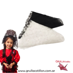 MANTILLA DAMA ANTIGUA (Elegir color)