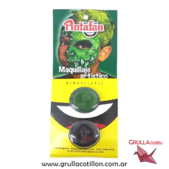 MAQUILLAJE ARTISTICO - VERDE Y NEGRO