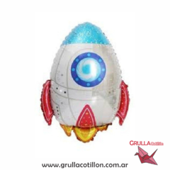 GLOBO MINI COHETE ESPACIAL 44 cm.