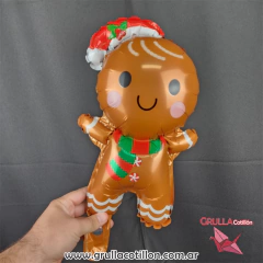 MINI GLOBO GALLETITA JENGIBRE NAVIDAD