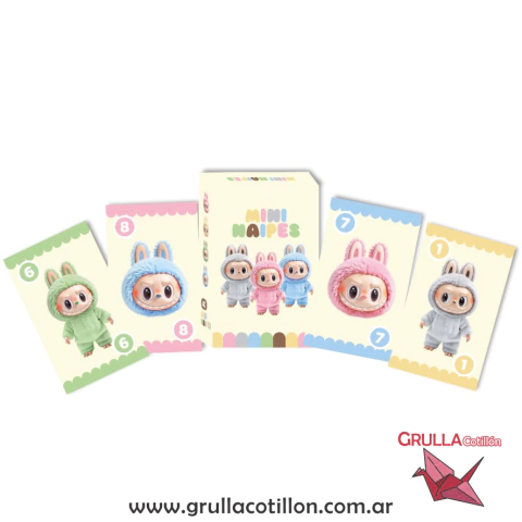 PACK MINI NAIPES LABUBU x6