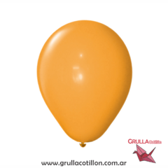 GLOBO PERLADO NARANJA 12" x10