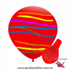 GLOBO PIÑATA RAYADA (Elegir color) en internet