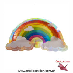PLATO ARCOIRIS x 6 unidades